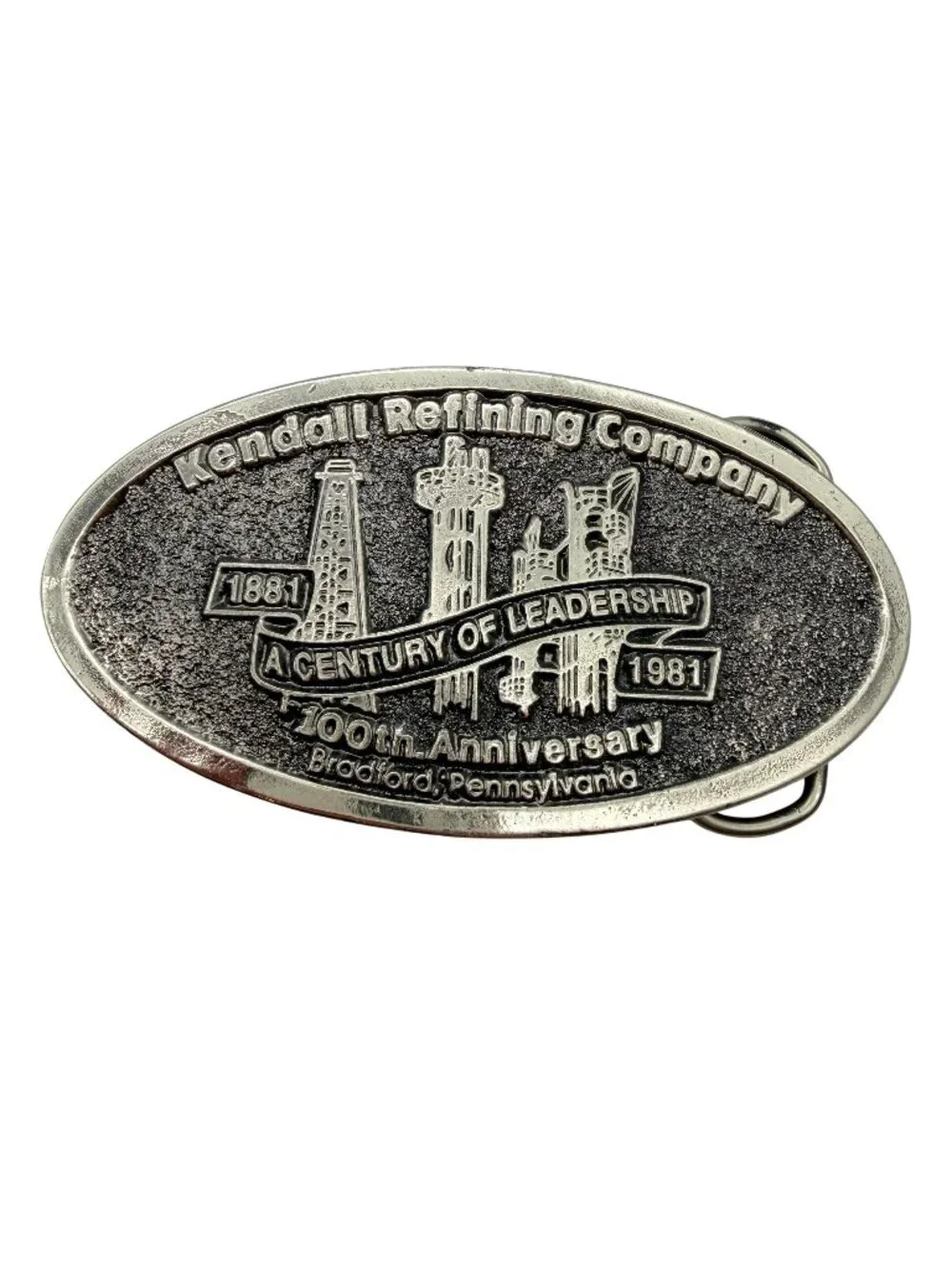 VTG Kendall Refining Oil company belt buckle 1981 limited edition